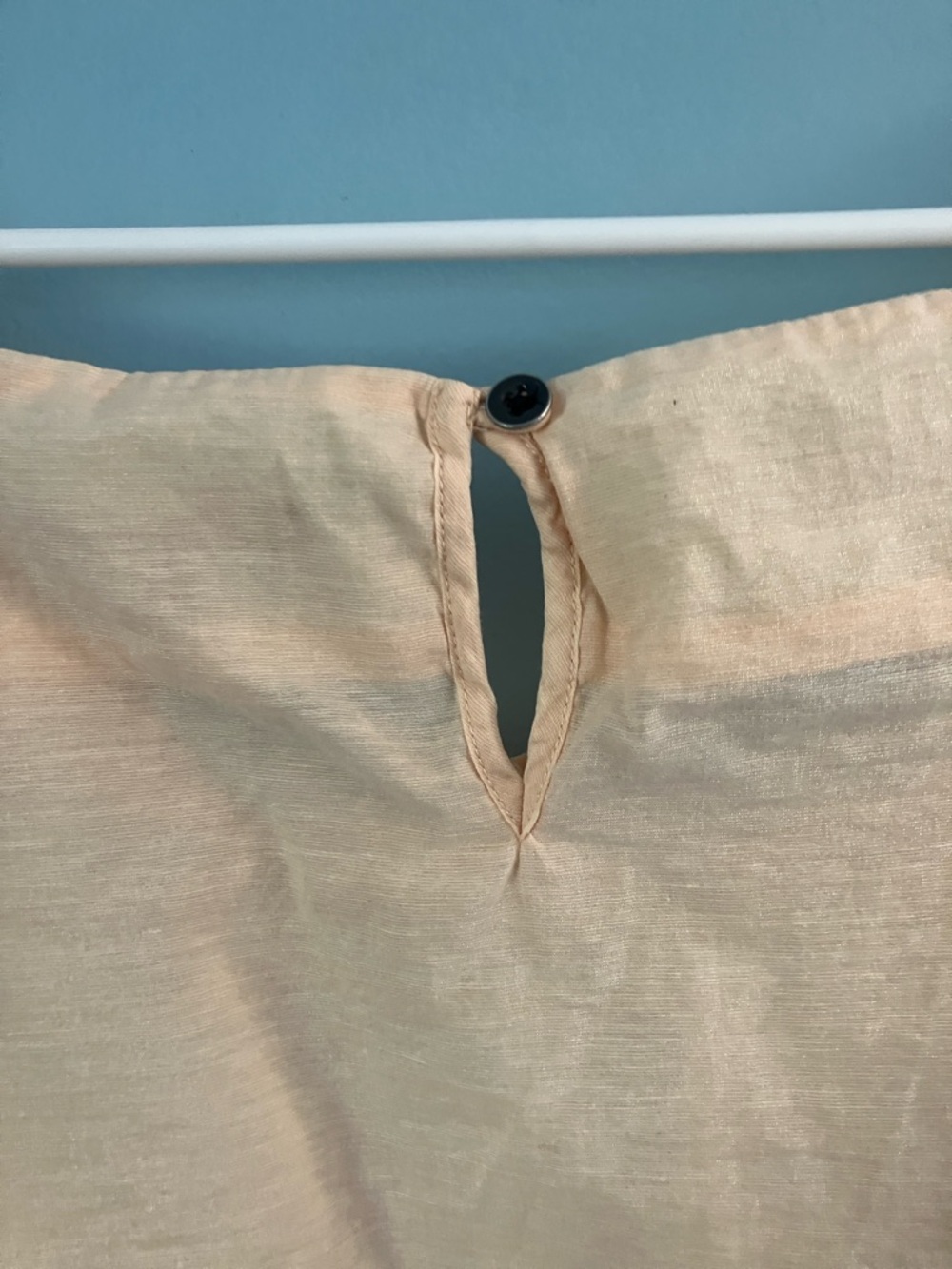 GAP Peach Ruffle-Trim Off-Shoulder Top - Picture 5 of 7